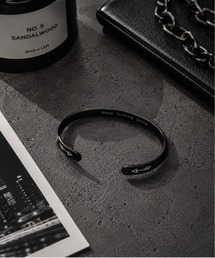 UP START（アップスタート）の「【Bls】【ZA】【Bling Leads】英字バングル ペアアクセサリー(BL)（ブレスレット）」