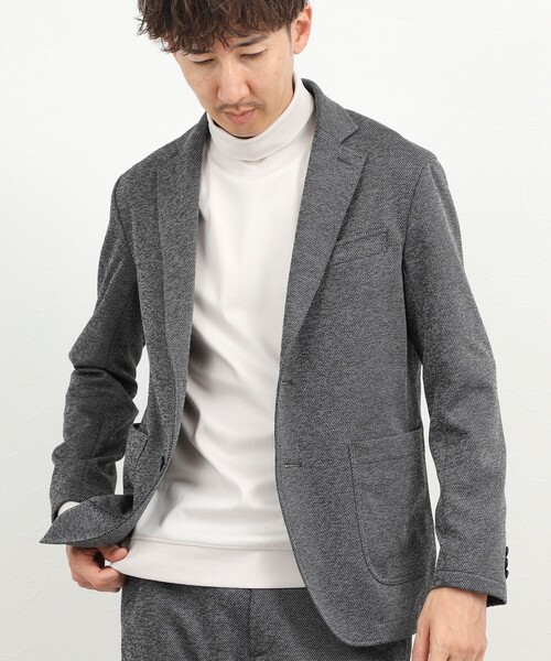 NOLLEY’S（ノーリーズ）の「《ビジカジ対応》シルケットスムース タートルネック ドレスロンT 26AW（Tシャツ/カットソー・メンズ・ホワイト/ライトベージュ/グレー/ダークパープル・S/XL/L/M）」の14枚目の写真