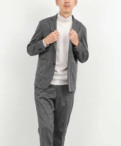 NOLLEY’S（ノーリーズ）の「《ビジカジ対応》シルケットスムース タートルネック ドレスロンT 26AW（Tシャツ/カットソー・メンズ・ホワイト/ライトベージュ/グレー/ダークパープル・S/XL/L/M）」の12枚目の写真