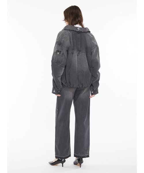 SORIN（ソリン　）の「Ribbon Charm Denim Jacket / リボンチェーンデニムジャケット（デニムジャケット・レディース・ブラック/マルチ・36/38）」の11枚目の写真