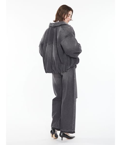 SORIN（ソリン　）の「Ribbon Charm Denim Jacket / リボンチェーンデニムジャケット（デニムジャケット・レディース・ブラック/マルチ・36/38）」の12枚目の写真