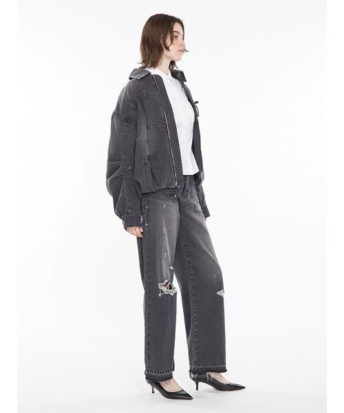 SORIN（ソリン　）の「Ribbon Charm Denim Jacket / リボンチェーンデニムジャケット（デニムジャケット・レディース・ブラック/マルチ・36/38）」の13枚目の写真