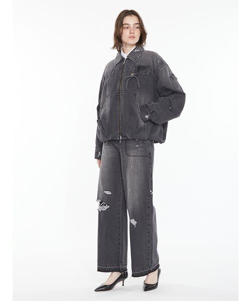 SORIN（ソリン　）の「Ribbon Charm Denim Jacket / リボンチェーンデニムジャケット（デニムジャケット・レディース・ブラック/マルチ・36/38）」の14枚目の写真