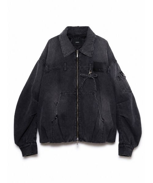 SORIN（ソリン　）の「Ribbon Charm Denim Jacket / リボンチェーンデニムジャケット（デニムジャケット・レディース・ブラック/マルチ・36/38）」の16枚目の写真