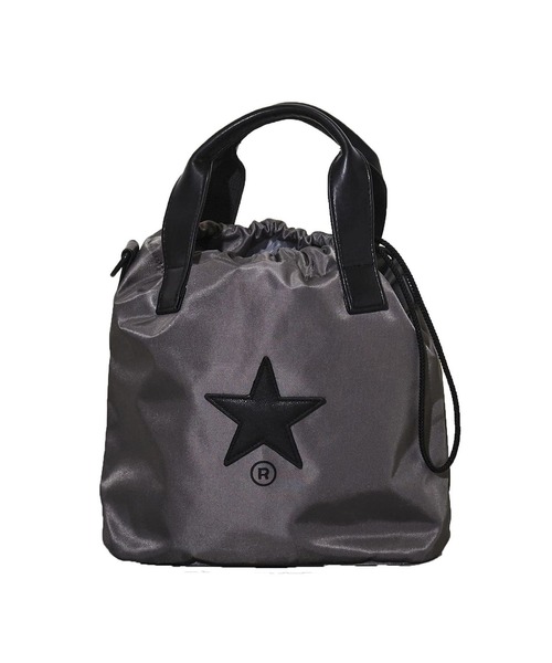 CONVERSE TOKYO(コンバーストウキョウ)の「SATIN BALLOON SHOULDER BAG(ショルダーバッグ・レディース・ホワイト/チャコールグレー/ブラック・FREE)」の3枚目の写真