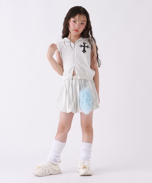 repipi armario(レピピ アルマリオ)の「【10C REPIPI】カットバルーンスカート(スカート・キッズ・グレー系その他/ブラック系その他/ブルー系その他・130cm/120cm/140)」の7枚目の写真