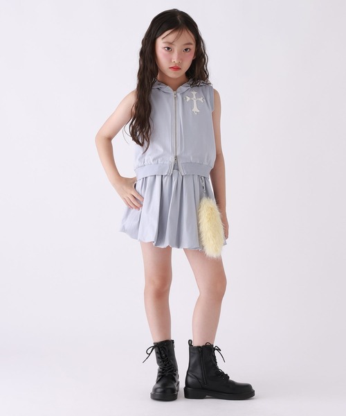 repipi armario(レピピ アルマリオ)の「【10C REPIPI】カットバルーンスカート(スカート・キッズ・グレー系その他/ブラック系その他/ブルー系その他・130cm/120cm/140)」の14枚目の写真