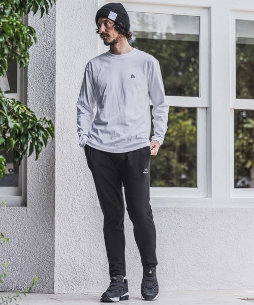 wjk reluxe(ダブルジェーケーリラックス)の「mlt5794- Heart Embroidered Long Sleeve T Shirt ロングスリーブTシャツ(WR26W-31)(Tシャツ/カットソー・メンズ・ホワイト/インディゴブルー/ブラック・XL/L/M/S)」の11枚目の写真