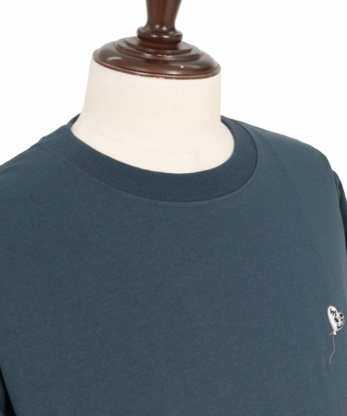 wjk reluxe(ダブルジェーケーリラックス)の「mlt5794- Heart Embroidered Long Sleeve T Shirt ロングスリーブTシャツ(WR26W-31)(Tシャツ/カットソー・メンズ・ホワイト/インディゴブルー/ブラック・XL/L/M/S)」の20枚目の写真