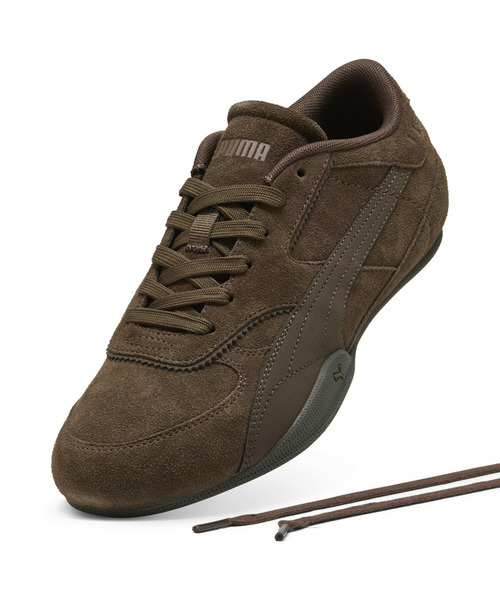PUMA(プーマ)の「PUMA プーマ ウィメンズ ベラ ミナ スウェード スニーカー(スニーカー・レディース・シルバー系その他/ブラック×レッド・25.0cm/22.5cm/24.0cm/25.5cm/23.5cm/26.0cm/23.0cm/24.5cm/22.0cm)」の9枚目の写真