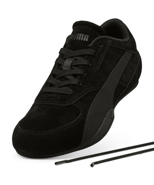PUMA(プーマ)の「PUMA プーマ ウィメンズ ベラ ミナ スウェード スニーカー(スニーカー・レディース・シルバー系その他/ブラック×レッド・25.0cm/22.5cm/24.0cm/25.5cm/23.5cm/26.0cm/23.0cm/24.5cm/22.0cm)」の16枚目の写真