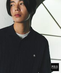 POLO BCS/ケーブルニットポロ