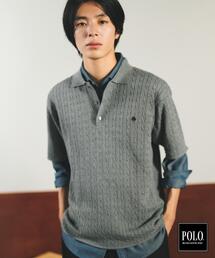 POLO BCS/ケーブルニットポロ