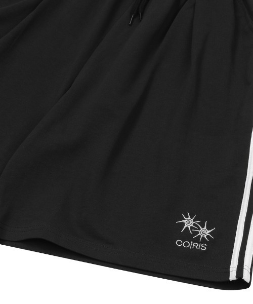 COIRIS(コイリス)の「A'GEM/9 × .kom 『COIRIS/コイリス』 EVRO SIDE TRACK LINE SWEAT HALF PANTS/EVROサイドラインハーフパンツ(スウェットパンツ・レディース・ブラック/ライトグレー・FREE)」の9枚目の写真