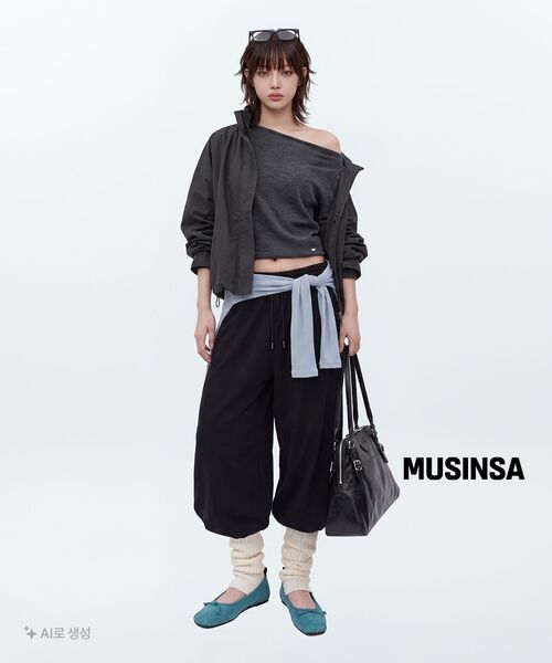 MUSINSA STANDARD WOMAN（ムシンサスタンダードウーマン）の「ウィメンズソフトリブジャージカーディガン[ブルーグレー]（カーディガン/ボレロ・レディース・その他・LARGE/X-SMALL/SMALL/MEDIUM）」の7枚目の写真