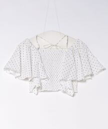 PETAL SLEEVE SHORT TOP