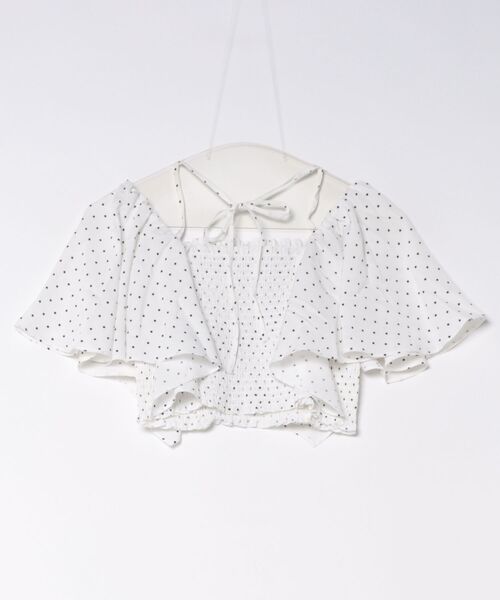 EMODA(エモダ)の「PETAL SLEEVE SHORT TOP(Tシャツ/カットソー・レディース・ホワイト・FREE)」の2枚目の写真