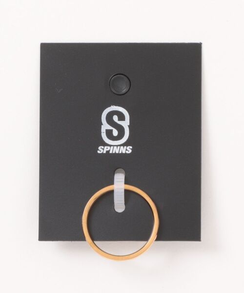 SPINNS(スピンズ)の「メタルリング/オーナメントデザイン(リング・メンズ・ゴールド/シルバー・ONESIZE)」の3枚目の写真