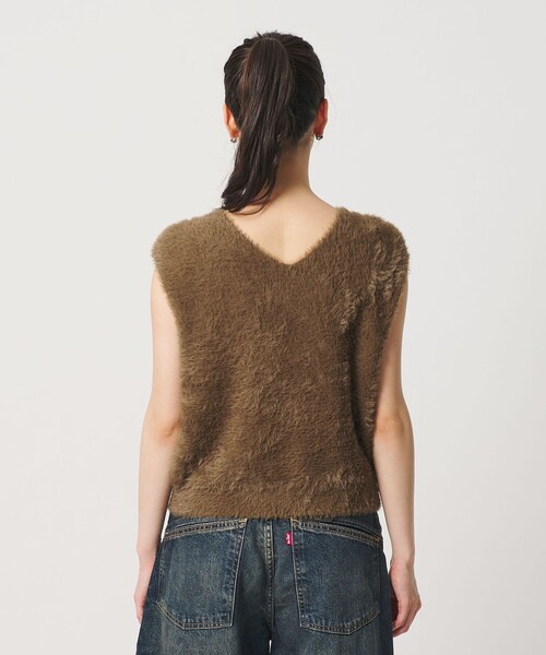BEAUTY&YOUTH UNITED ARROWS(ビューティーアンドユースユナイテッドアローズ)の「2WAY シャギーニットベスト(ベスト・レディース・ブラウン系/ライトグレー/オフホワイト・FREE)」の17枚目の写真