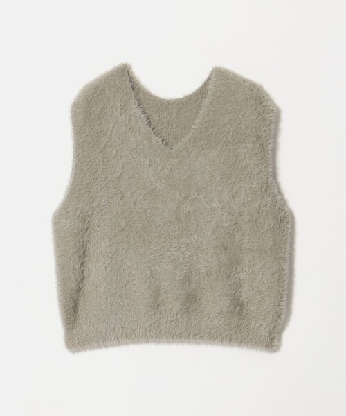 BEAUTY&YOUTH UNITED ARROWS(ビューティーアンドユースユナイテッドアローズ)の「2WAY シャギーニットベスト(ベスト・レディース・ブラウン系/ライトグレー/オフホワイト・FREE)」の18枚目の写真