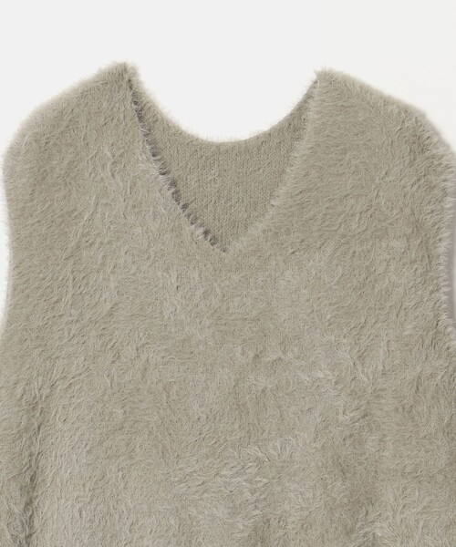 BEAUTY&YOUTH UNITED ARROWS(ビューティーアンドユースユナイテッドアローズ)の「2WAY シャギーニットベスト(ベスト・レディース・ブラウン系/ライトグレー/オフホワイト・FREE)」の20枚目の写真