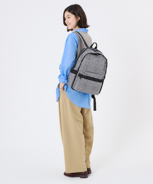 LeSportsac(レスポートサック)の「ROUTE BACKPACK シティハウンドトゥース(バックパック/リュック・レディース・ブラック・FREE)」の3枚目の写真