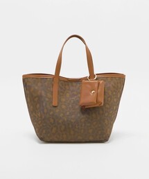 green label relaxing | レオパードプリント メッシュ トートバッグ(トートバッグ)
