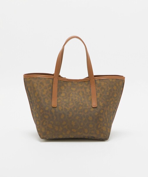 green label relaxing(グリーンレーベルリラクシング)の「レオパードプリント メッシュ トートバッグ(トートバッグ・レディース・ブラック/ブラウン系・FREE)」の4枚目の写真