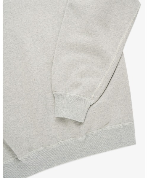 FRONT 11201(フロントワンワントゥーオーワン)の「Organic Yarn Crew(スウェット・メンズ・グレー・XL/L/M/S)」の2枚目の写真