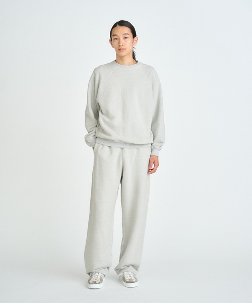 FRONT 11201(フロントワンワントゥーオーワン)の「Organic Yarn Crew(スウェット・メンズ・グレー・XL/L/M/S)」の4枚目の写真
