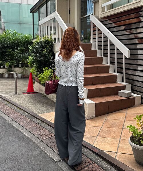 CIAOPANIC（チャオパニック）の「ホースプリント花柄ロンTee（Tシャツ/カットソー・レディース・ピンク/ブルー/ミント・ONE SIZE）」の12枚目の写真