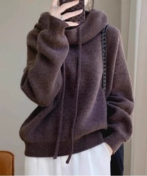 ニットフーディ