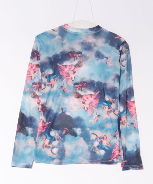 almo(アルモ)の「【Bls】 【ZL】【Bling Leads】総柄シアートップス(BL)(Tシャツ/カットソー・レディース・サックスブルー・FREE)」の5枚目の写真