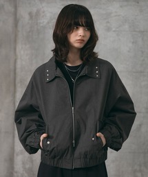 Peach Brushed Studded Blouson / ピーチ起毛スタッズブルゾン メンズ レディース ユニセックス
