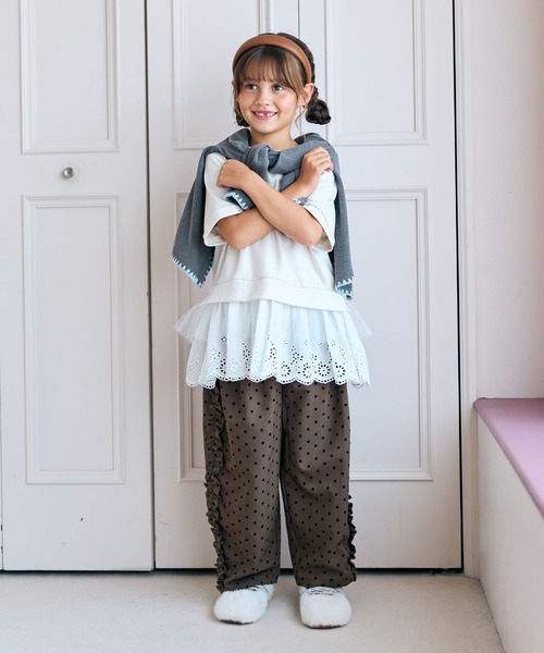 Piet(ピエット)の「ドット バルーンパンツ(その他パンツ・キッズ・ブラウン/グレー・100/110/130/120)」の21枚目の写真