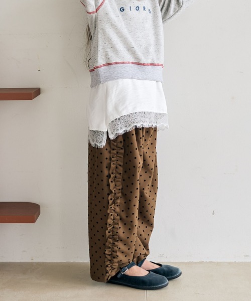Piet(ピエット)の「ドット バルーンパンツ(その他パンツ・キッズ・ブラウン/グレー・100/110/130/120)」の19枚目の写真