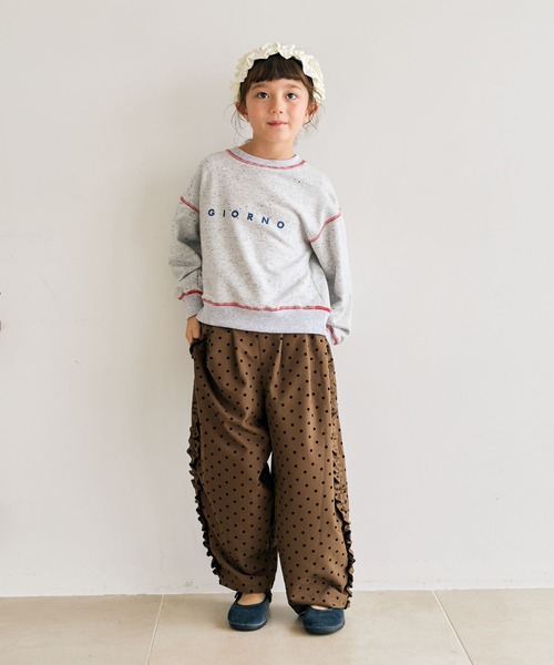 Piet(ピエット)の「ドット バルーンパンツ(その他パンツ・キッズ・ブラウン/グレー・100/110/130/120)」の6枚目の写真