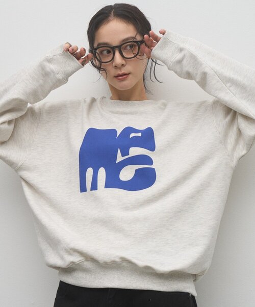 CIAOPANIC TYPY(チャオパニックティピー)の「【ZOZO限定】【UNISEX】ニュアンスロゴスウェット(スウェット・レディース・チャコールグレー/ネイビー/ブラウン/グレー・MEDIUM/LARGE)」の3枚目の写真