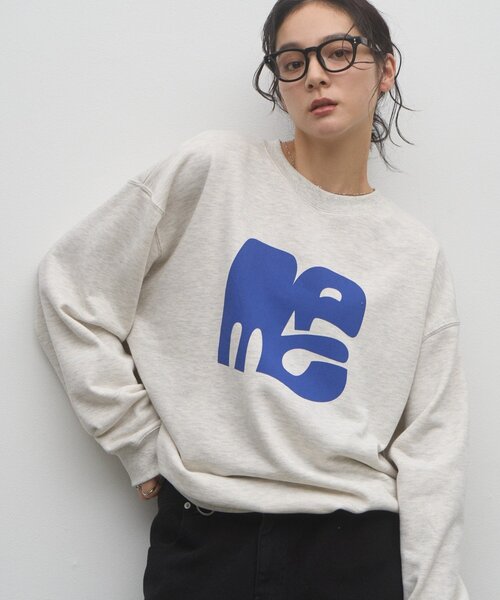 CIAOPANIC TYPY(チャオパニックティピー)の「【ZOZO限定】【UNISEX】ニュアンスロゴスウェット(スウェット・レディース・チャコールグレー/ネイビー/ブラウン/グレー・MEDIUM/LARGE)」の8枚目の写真