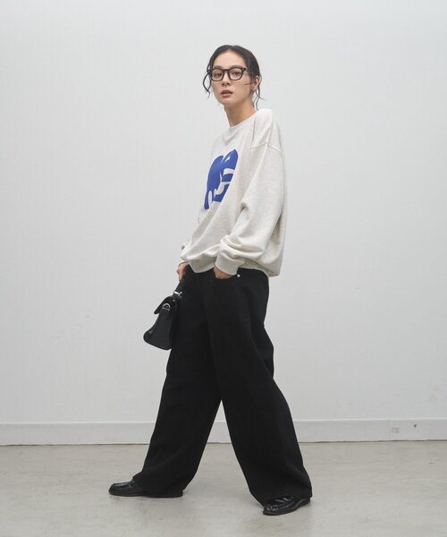 CIAOPANIC TYPY(チャオパニックティピー)の「【ZOZO限定】【UNISEX】ニュアンスロゴスウェット(スウェット・レディース・チャコールグレー/ネイビー/ブラウン/グレー・MEDIUM/LARGE)」の13枚目の写真
