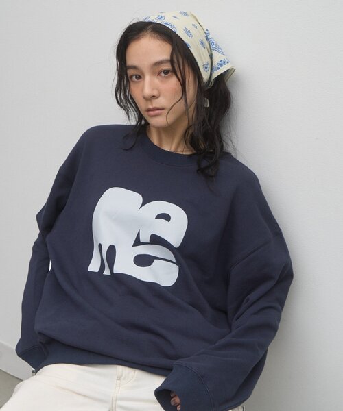CIAOPANIC TYPY(チャオパニックティピー)の「【ZOZO限定】【UNISEX】ニュアンスロゴスウェット(スウェット・レディース・チャコールグレー/ネイビー/ブラウン/グレー・MEDIUM/LARGE)」の16枚目の写真
