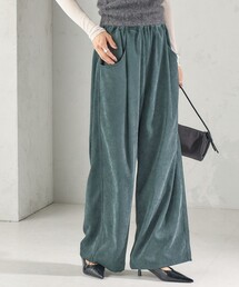 〈洗濯機可能〉TUMUGITO(R) コーデュロイ ドロスト パンツ