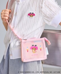 ハローキティコラボ（ハローキティコラボ）の「【サンリオキャラクターズ×ROPE' PICNIC】日焼けデザイン ミニショルダーバッグ（ショルダーバッグ）」