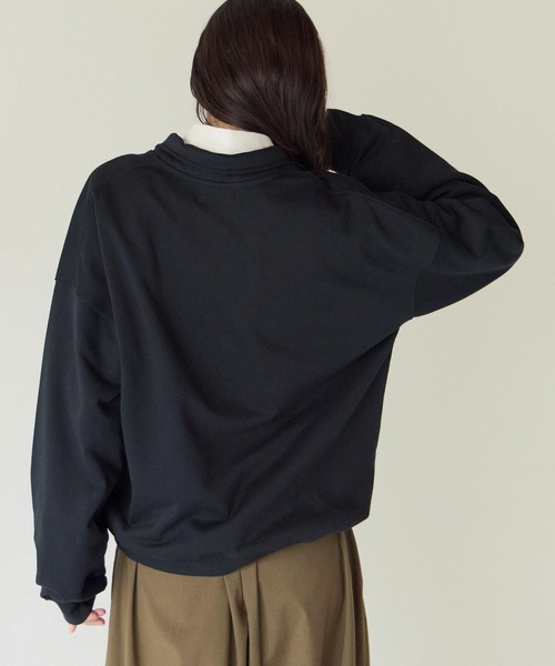 PBLIM（ページボーイリム）の「《UNISEX》ソファドッグスウェット（スウェット・レディース・グレー/ブラック・FREE）」の6枚目の写真