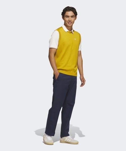 adidas(アディダス)の「オリジナルス カシミヤ ベスト【adidas Golf/アディダスゴルフ】(ベスト・メンズ・マスタード・MEDIUM/LARGE/3XL/XX-LARGE/X-LARGE/SMALL)」の5枚目の写真