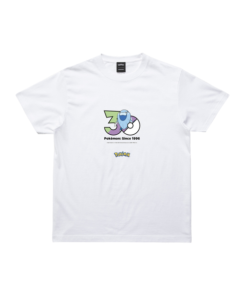 ZOZOSPOT(ゾゾスポット)の「Pokemon 30th Anniversary 1025 T-shirt 「ウオチルドン」(Tシャツ/カットソー・レディース・ホワイト・140cm/130cm/120cm/110cm/100cm/XXX-LARGE/XX-LARGE/X-LARGE/LARGE/MEDIUM/SMALL/160cm/150cm)」の1枚目の写真