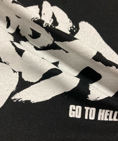 ハードコアチョコレート(ハードコアチョコレート)の「地獄へおちろ(ブラック)(Tシャツ/カットソー・メンズ・ブラック・X-LARGE/LARGE/XX-LARGE)」の3枚目の写真