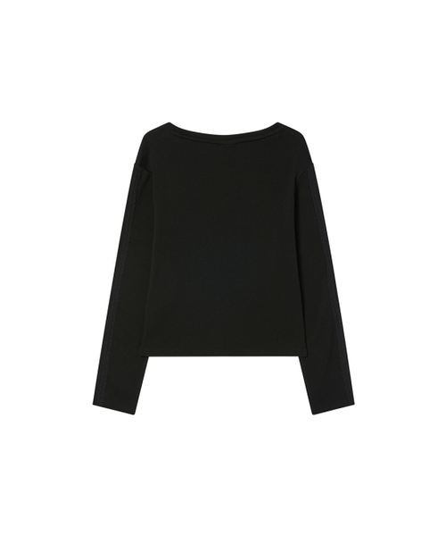 NYXX(エヌワイエックスエックス)の「LACE TAPE L/S BLACK(Tシャツ/カットソー・レディース・その他・FREE)」の3枚目の写真