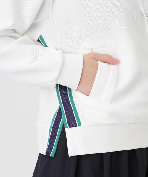 PEARLY GATES(パーリーゲイツ)の「【PEARLY GATES】Wハニカムストレッチフルジップフーディ (WOMENS)(スウェット・レディース・ホワイト・MEDIUM)」の12枚目の写真
