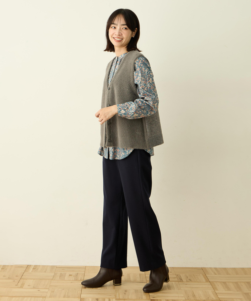 DECOY SINCE 1981(デコイシンスイチキュウハチイチ)の「【Liberty】リバティプリントピンタックブラウス(シャツ/ブラウス・レディース・グリーン・9号/11号/13号)」の19枚目の写真